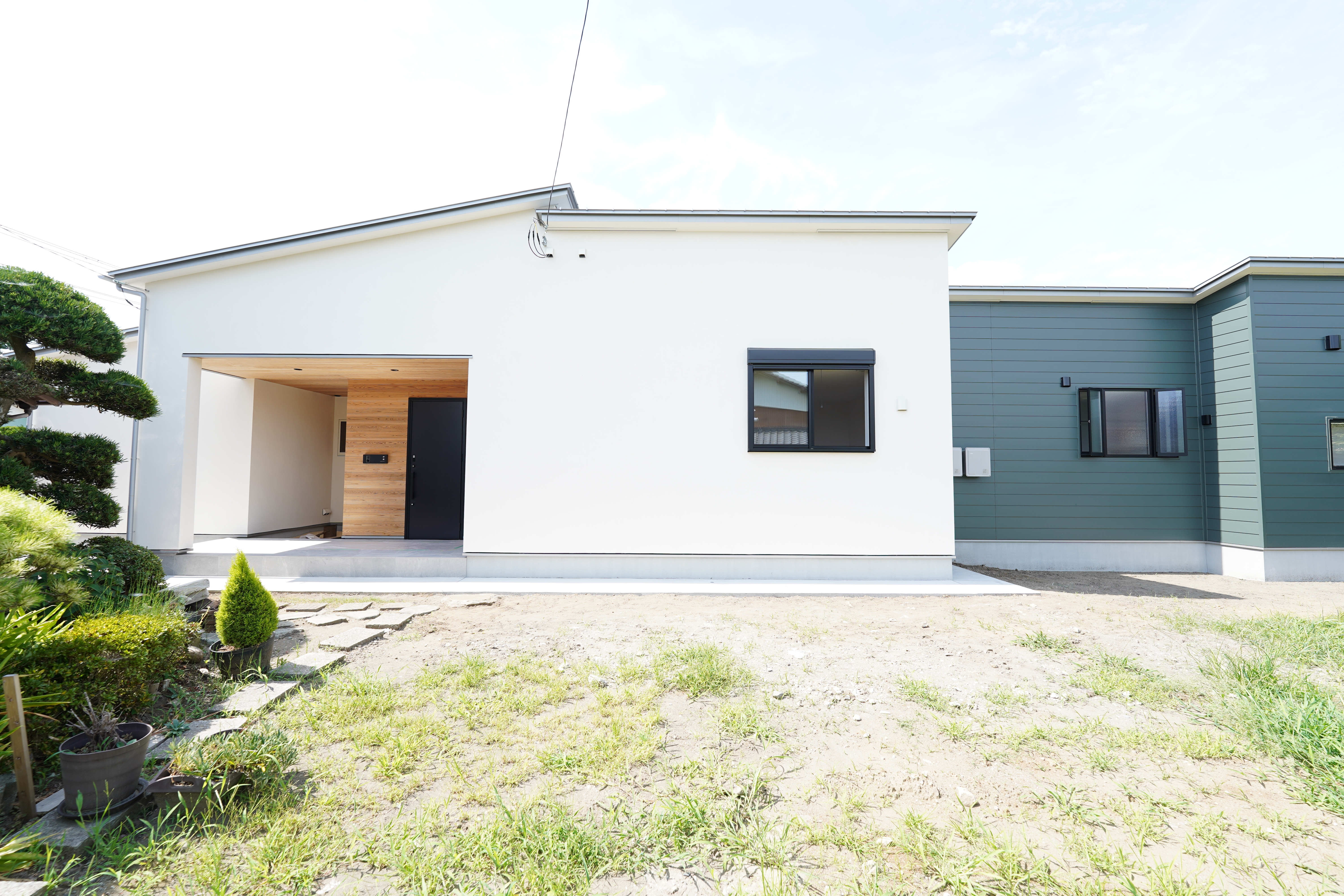 N様邸:木のぬくもりを感じる、二世帯住宅の平屋